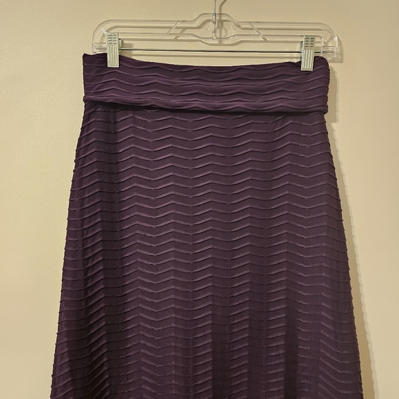 Soho Purple Maxi Skirt - Size Small - Picture 2 of 10